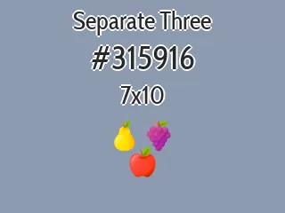 Separate three №315916