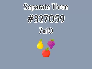 Separate three №327059