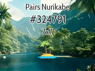 Pairs Nurikabe №324791