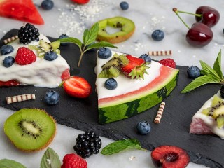 Jigsaw Puzzle «Fruit dessert»