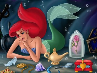 Jigsaw Puzzle «Ariel underwater world»
