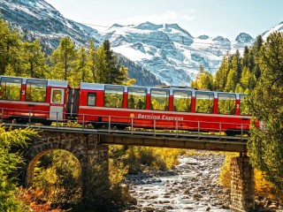 Jigsaw Puzzle «Bernina Express»