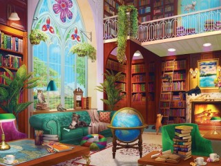Jigsaw Puzzle «Library»