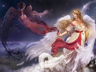 Jigsaw Puzzle «The goddess and angels»