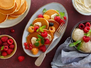 Jigsaw Puzzle «Dessert with pancakes»