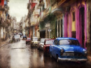 Jigsaw Puzzle «Rain in Havana»