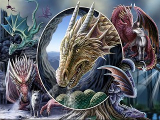 Jigsaw Puzzle «Dragons»