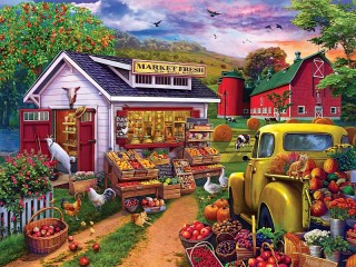Jigsaw Puzzle «Farm shop»