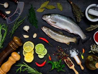 Jigsaw Puzzle «Cooking fish»