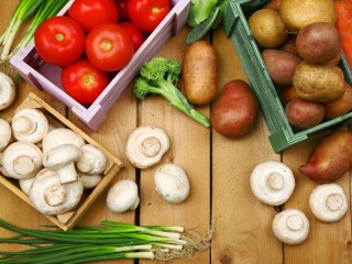 Jigsaw Puzzle «mushrooms and vegetables»