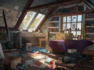 Jigsaw Puzzle «Room in the attic»