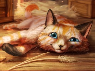 Jigsaw Puzzle «The cat is resting»