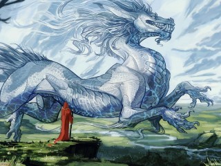 Jigsaw Puzzle «The magician and the dragon»