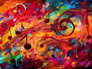 Jigsaw Puzzle «musical abstraction»