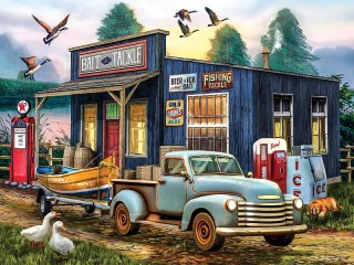 Jigsaw Puzzle «For fishing»