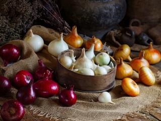 Jigsaw Puzzle «Still life with onions»