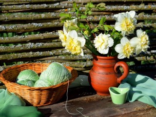 Jigsaw Puzzle «Still life with daffodils»