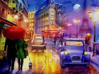 Jigsaw Puzzle «Night Paris»