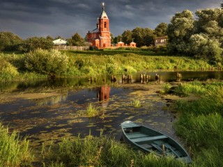 Jigsaw Puzzle «lonely boat»