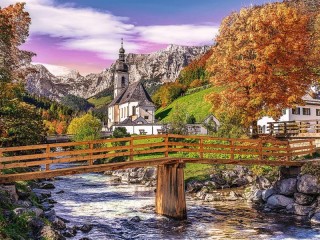 Jigsaw Puzzle «Autumn Bavaria»