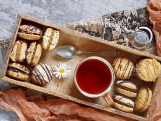 Jigsaw Puzzle «Tea biscuits»