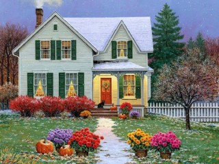 Jigsaw Puzzle «First snow»
