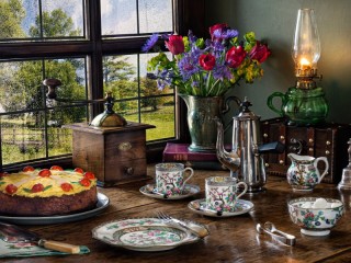 Jigsaw Puzzle «Afternoon coffee»