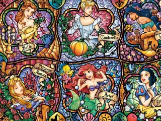 Jigsaw Puzzle «Disney princesses»
