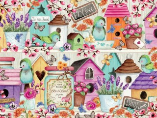 Jigsaw Puzzle «Bird houses»