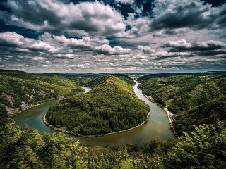 Jigsaw Puzzle «River in germany»