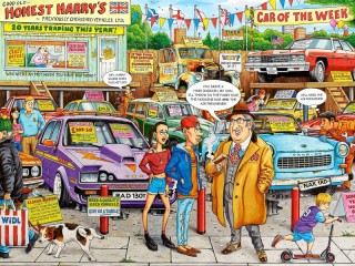 Jigsaw Puzzle «Used car market»