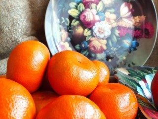 Jigsaw Puzzle «Painting with tangerines»
