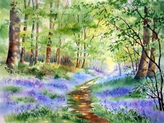 Jigsaw Puzzle «spring forest»