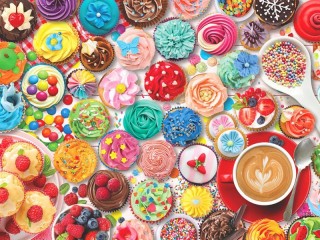 Jigsaw Puzzle «Sweets for coffee»