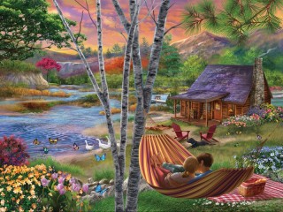 Jigsaw Puzzle «Time relax»