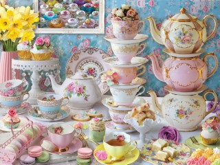 Jigsaw Puzzle «Everything for tea»