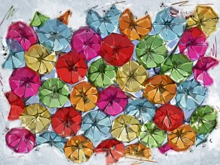 Jigsaw Puzzle «Umbrellas»