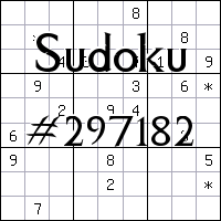 Sudoku №297182