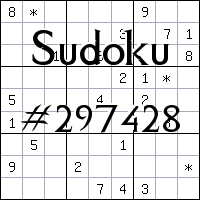Sudoku №297428
