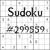 Sudoku №299559