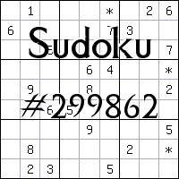 Sudoku №299862