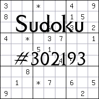 Sudoku №302193