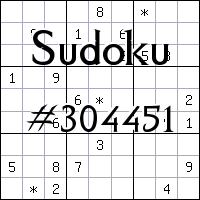 Sudoku №304451