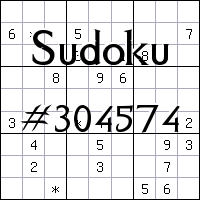Sudoku №304574