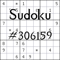 Sudoku №306159