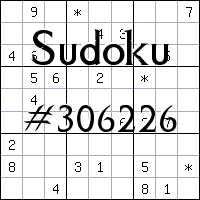 Sudoku №306226