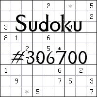 Sudoku №306700