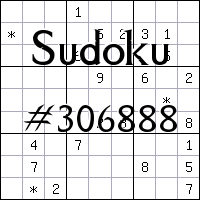 Sudoku №306888