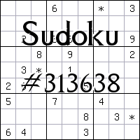 Sudoku №313638