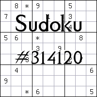Sudoku №314120